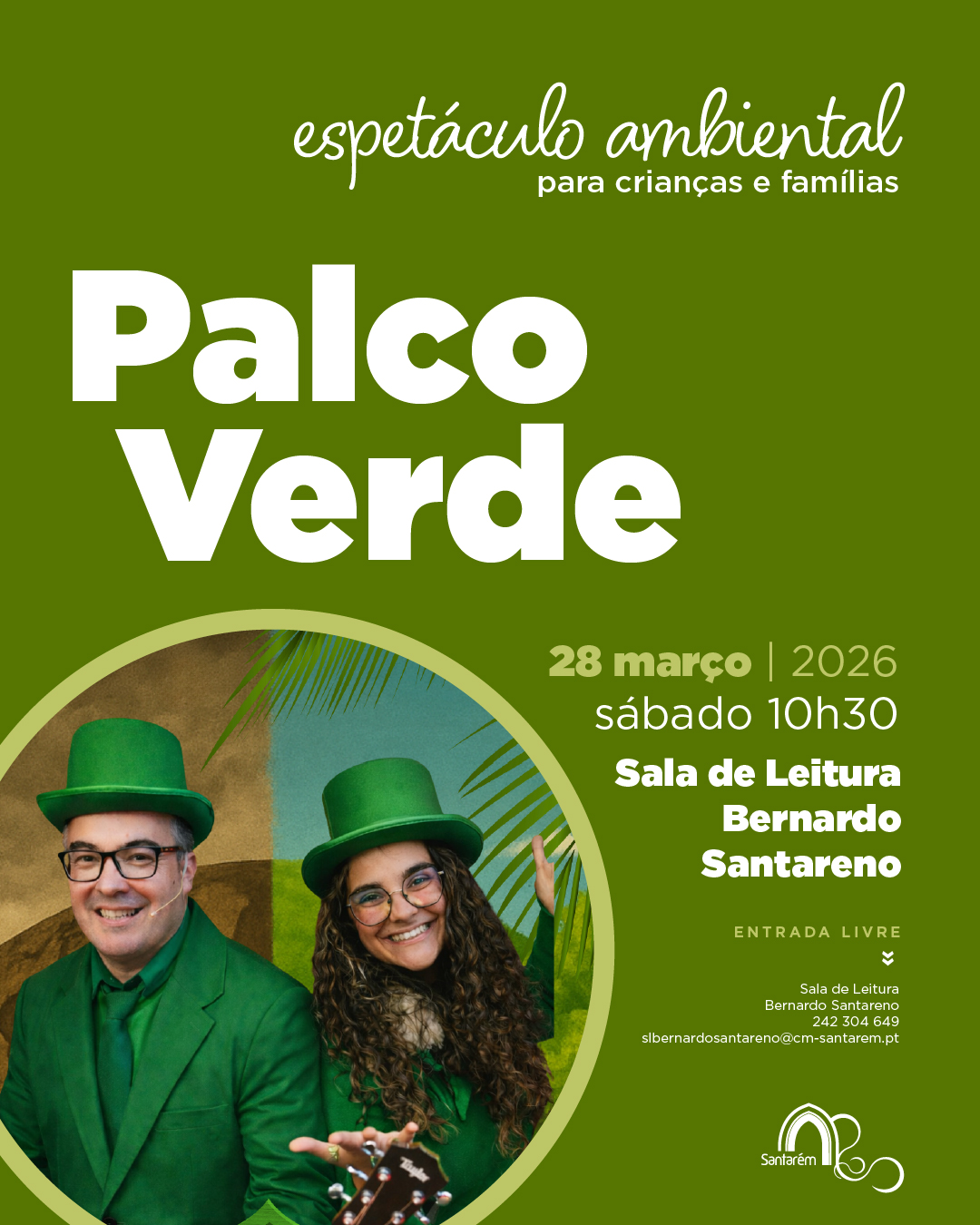 "Palco verde" - espetáculo ambiental para crianças e familías 